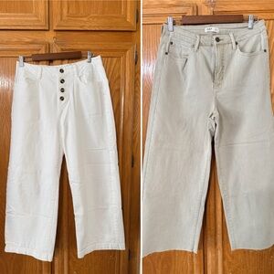 OAT cropped pants size 10/30